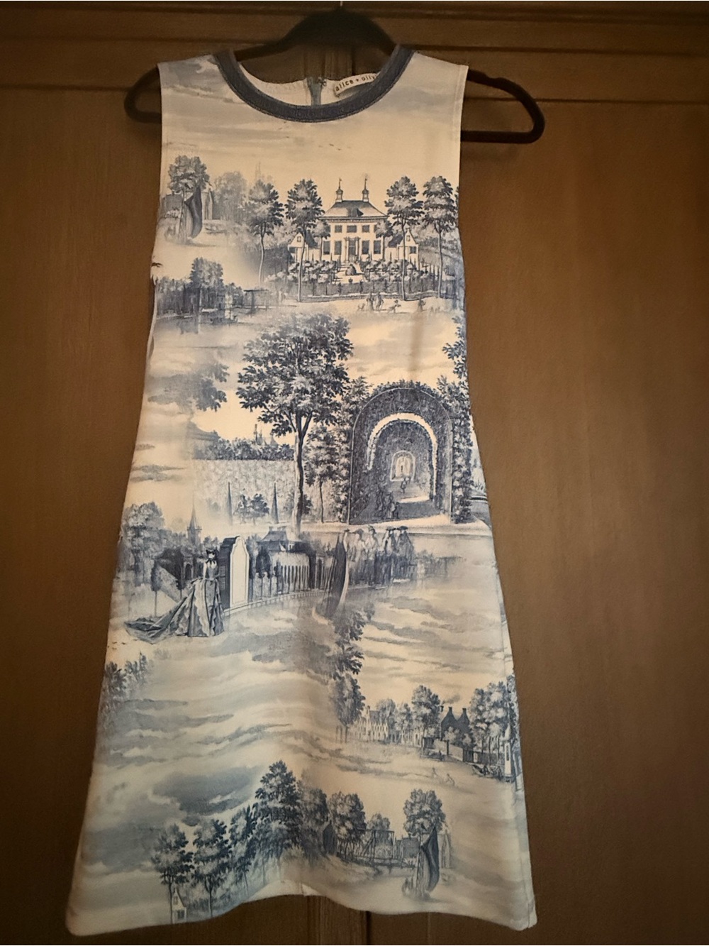 Alice + Olivia Wynell Toile De Jouy Print Minidress - Picture 4 of 6